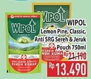 Promo Harga Wipol Karbol Wangi Lemon, Cemara, Sereh Jeruk 750 ml - Hypermart