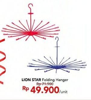 Promo Harga LION STAR Folding Hanger  - Carrefour