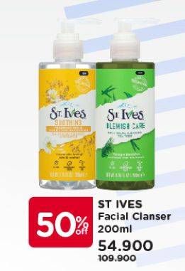 Promo Harga ST IVES Face Cleanser All Variants 200 ml - Watsons