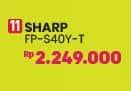 Promo Harga Sharp FP-S40Y-T Air Purifier  - COURTS