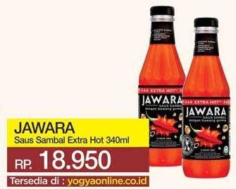 Promo Harga JAWARA Sambal Extra Hot 330 ml - Yogya