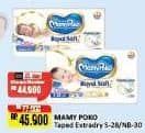 Promo Harga Mamy Poko Perekat Royal Soft S28, NB30 28 pcs - Alfamart