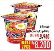 Promo Harga Sedaap Mie Cup Goreng 85 gr - Hypermart