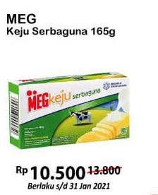 Promo Harga MEG Keju Serbaguna 165 gr - Alfamart