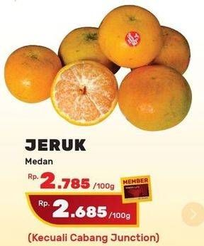 Promo Harga Jeruk Medan per 100 gr - Yogya