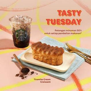 Promo Harga Tasty Tuesday  - Starbucks