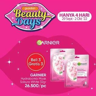 Promo Harga Garnier Sakura White Waterglow Serum Mask  - Guardian