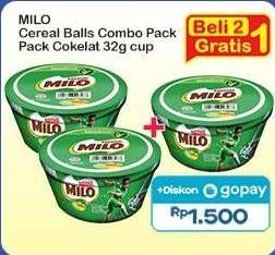 Promo Harga Milo Cereal Balls 32 gr - Indomaret