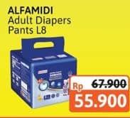 Promo Harga Alfamidi Popok Dewasa Celana L8 8 pcs - Alfamidi