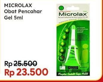 Promo Harga Microlax Obat Pencahar Gel 5 ml - Indomaret