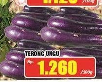 Promo Harga Terong Ungu per 100 gr - Hari Hari