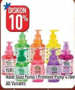 Promo Harga YURI Hand Soap Premium 410 ml - Hypermart