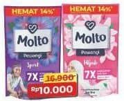 Promo Harga Molto Pewangi Sports Fresh, Hijab Soft Fresh, Active Fresh 780 ml - Alfamart