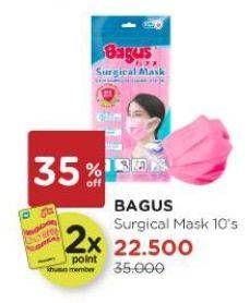 Promo Harga Bagus Surgical Mask 10 pcs - Watsons