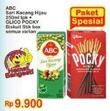 Promo Harga Abc Sari Kacang Hijau/Glico Pocky Stick  - Indomaret
