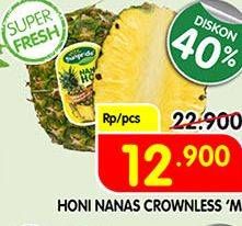 Promo Harga SUNPRIDE Nanas Honi Crown Medium  - Superindo