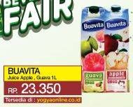 Promo Harga BUAVITA Fresh Juice Apple, Guava 1 ltr - Yogya