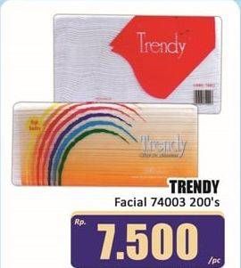 Promo Harga TRENDY Tissue Facial Non Perfume 200 sheet - Hari Hari