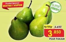 Promo Harga Pear Packham per 100 gr - Superindo