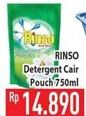 Promo Harga RINSO Liquid Detergent 750 ml - Hypermart