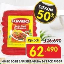 Promo Harga KIMBO Sosis Sapi Serbaguna 792 gr - Superindo