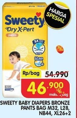 Promo Harga Sweety Bronze Pants Dry X-Pert/Sweety Bronze Comfort Dry X-Pert   - Superindo