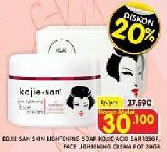 Promo Harga KOJIE SAN Skin Lightening Soap/Face Lightening Cream  - Superindo