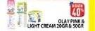 Promo Harga OLAY Natural White Light Fairness/Natural White Pinkish Fairness 20gr/50gr  - Hypermart