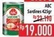 Promo Harga ABC Sardines 425 gr - Hypermart