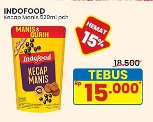 Promo Harga Indofood Kecap Manis 520 ml - Indomaret