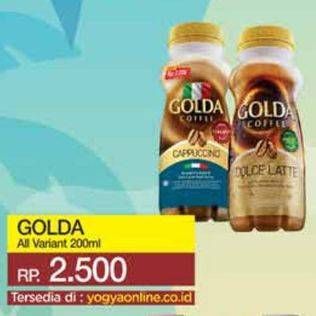 Promo Harga Golda Coffee Drink All Variants 200 ml - Yogya