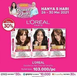 Promo Harga LOREAL Excellence Hair Color  - Guardian