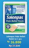 Promo Harga SALONPAS Pain Relief Patch 5 pcs - Indomaret
