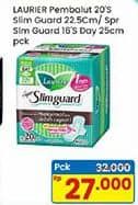 Promo Harga Laurier Super Slimguard Day 22.5 Cm, 25cm 16 pcs - Indomaret