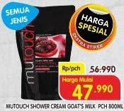 Promo Harga Mutouch Shower Cream All Variants 800 ml - Superindo