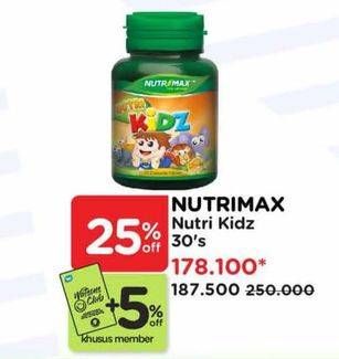 Promo Harga Nutrimax Nutri Kidz 30 pcs - Watsons
