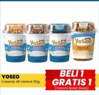 Promo Harga YOSEO Creamix Thick Yogurt All Variants 110 gr - Yogya