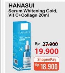 Promo Harga HANASUI Serum Gold, Vit C Collagen 20 ml - Alfamart