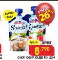 Promo Harga Cimory Squeeze Yogurt All Variants 120 gr - Superindo