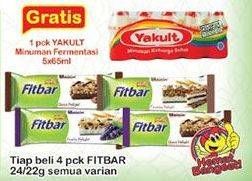 Promo Harga FITBAR Makanan Ringan Sehat All Variants per 4 pcs 22 gr - Indomaret