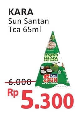 Promo Harga Sun Kara Santan Kelapa 65 ml - Alfamidi