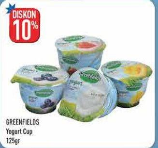 Promo Harga GREENFIELDS Yogurt 125 gr - Hypermart