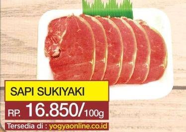 Promo Harga Sapi Sukiyaki per 100 gr - Yogya