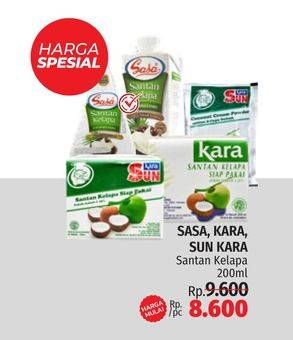 Promo Harga SASA/SUN KARA/KARA Santan  - LotteMart