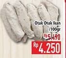 Promo Harga Otak Otak Ikan Curah per 100 gr - Hypermart