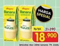 Promo Harga Binggrae Susu UHT Banana 200 ml - Superindo