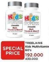 Promo Harga TREELAINS Kids Multivitamin & Minerals 60 pcs - Watsons