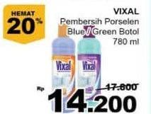 Promo Harga VIXAL Pembersih Porselen Blue, Green 780 ml - Giant