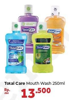 Promo Harga TOTAL CARE Mouthwash 250 ml - Carrefour