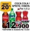 Promo Harga COCA COLA Minuman Soda 1500 ml - Giant